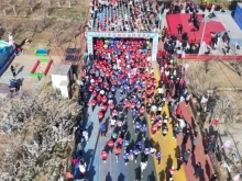 衡水深州2000多人共赴万亩蜜桃园“奔跑盛宴”